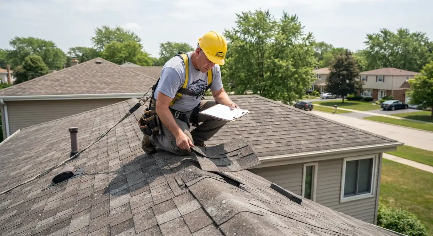 Team members on site working on a residential project.