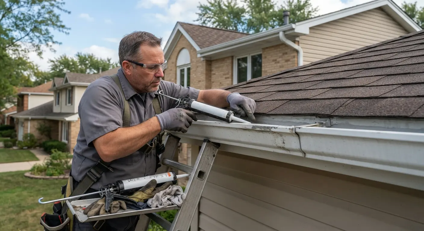 How To Repair A Leaking Gutter